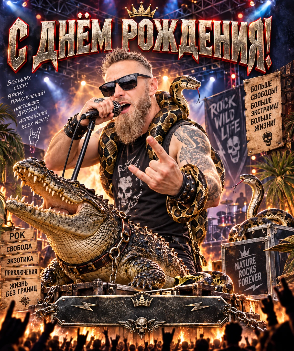 Рок-поздравление